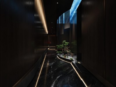 新中式足浴走道3D模型下载